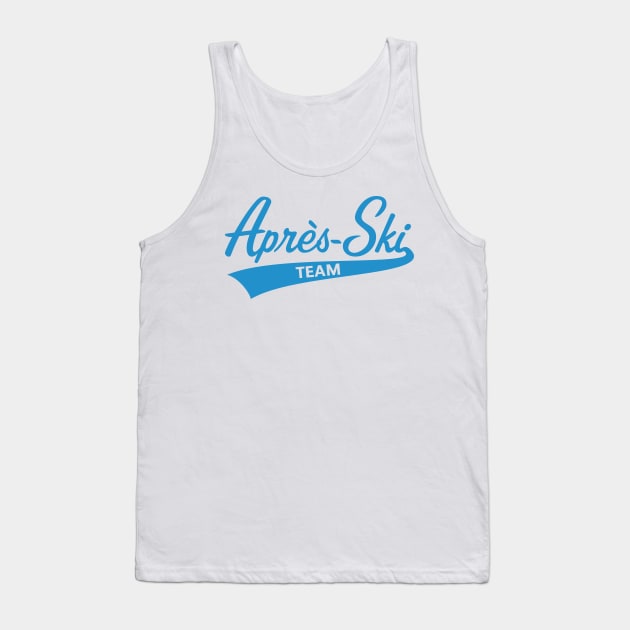 Après-Ski – Team (Lettering / Apres Ski / Apresski / Blue) Tank Top by MrFaulbaum